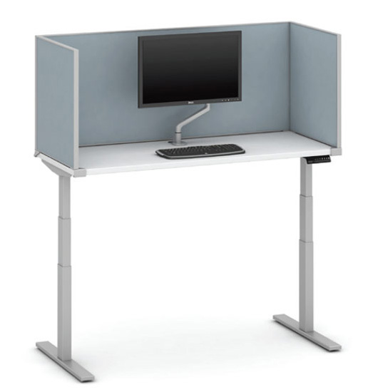 Slimline Screen: Fabric Up-Mount by Workplace Logic, LLC
